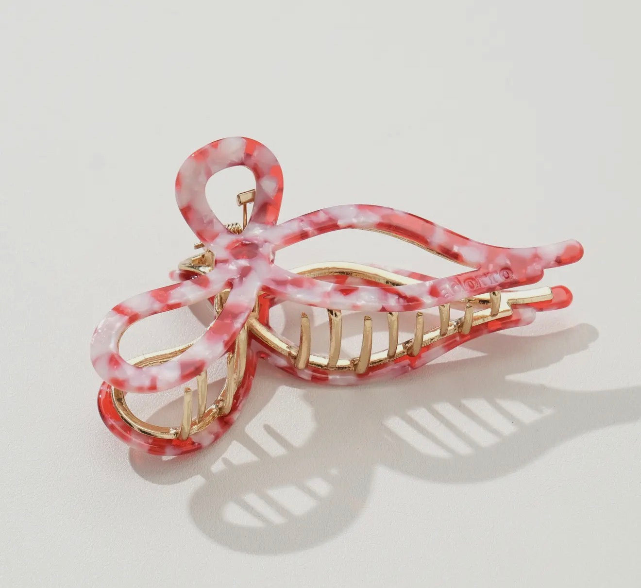 V-day Bow Hair Clip