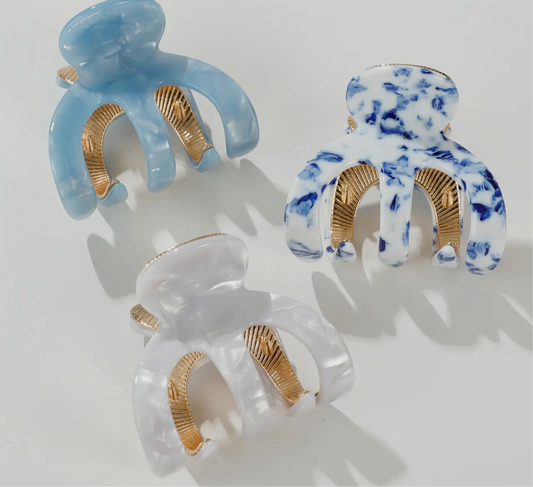 Small Octopus Metal Claw Clip