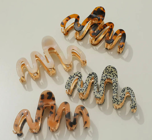 Willow Core Large Squiggle Metal Clip