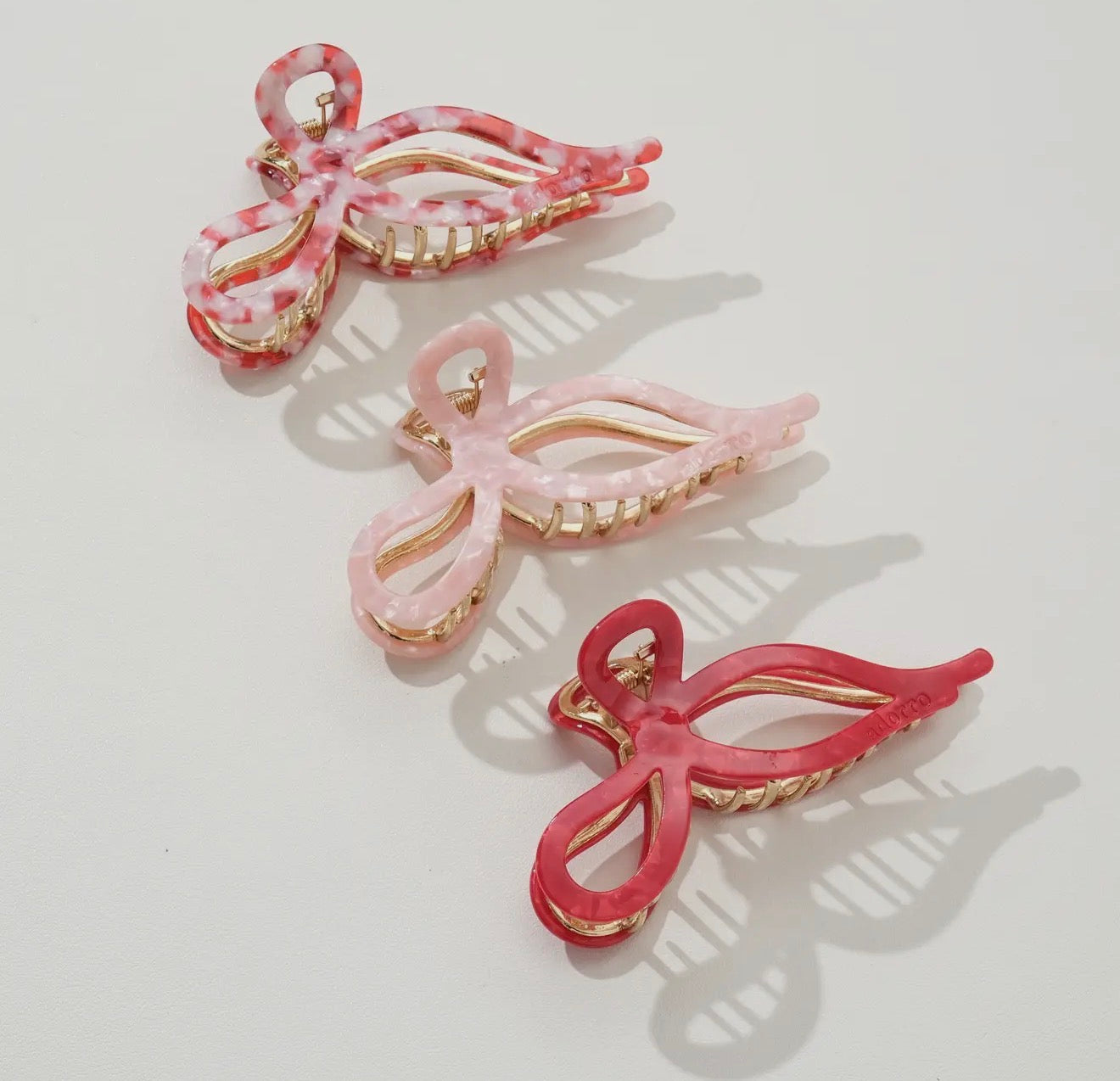 V-day Bow Hair Clip