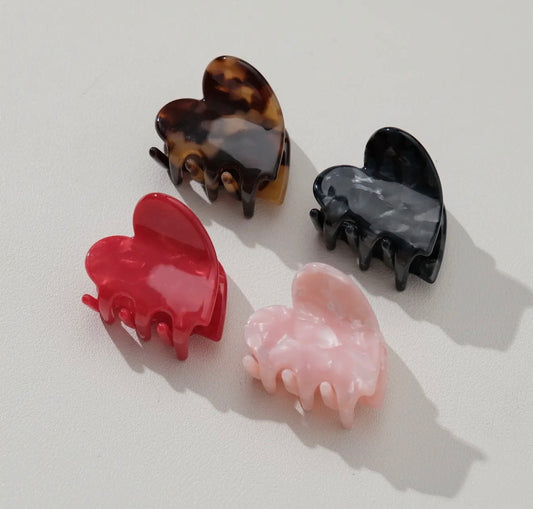 V-day Heart Hair Clip