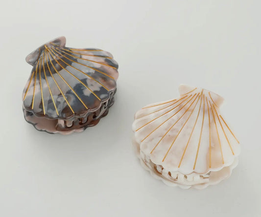 Seashell Claw Clip