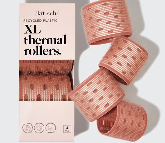 XL Thermal Rollers 4pc Set - Terracotta