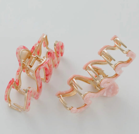 Large Squiggle Metal Clip