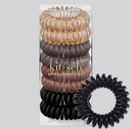 Spiral Hair Ties- 8 Pack