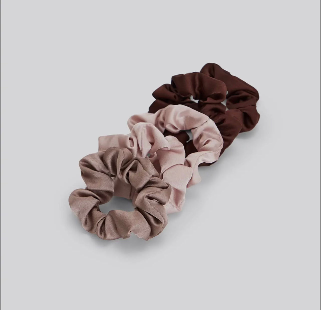 Satin Sleep Scrunchies- 5 Pack