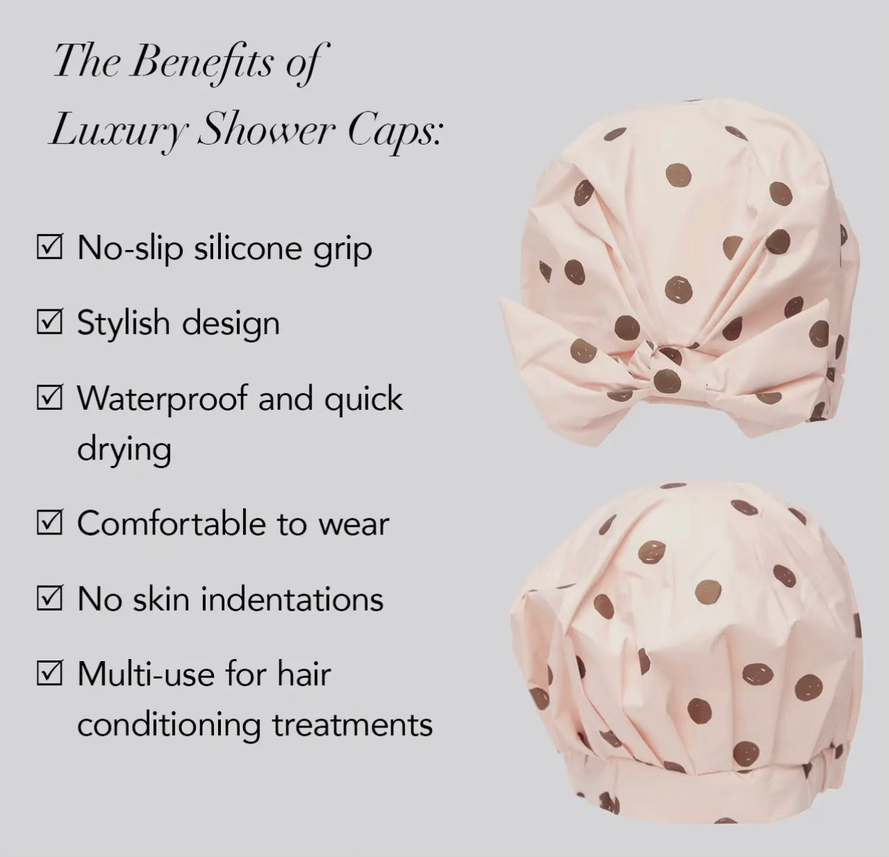 Luxury Shower Cap